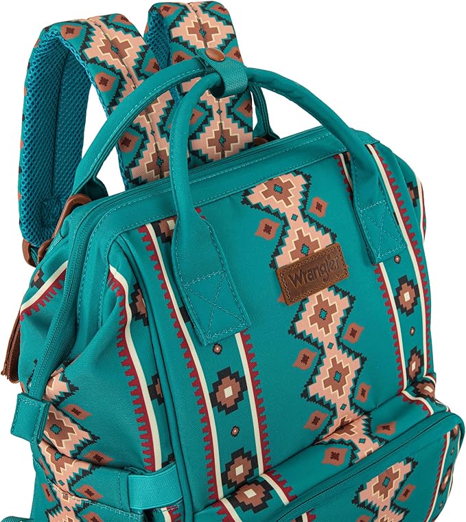 Montana West Wrangler Callie Diaper Bag Backpack with Stroller Straps Multifunction Baby Travel Bag WG2204-9110GN