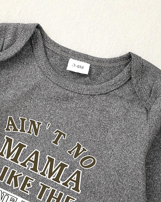 NZRVAWS Newborn Baby Boy Clothes Outfits Letter Prined Romper Pants Set Infant Baby Boy Clothing 0 3 6 9 12 18 Months