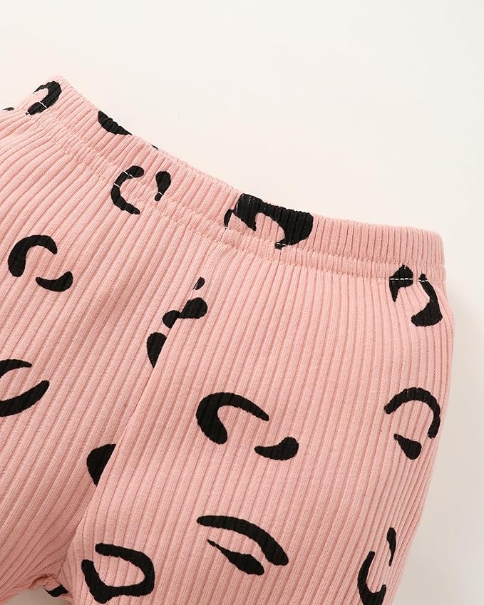 Renotemy Newborn Baby Girl Clothes Outfits Infant Romper Ruffle Floral Pants Cute Toddler Baby Girl Clothes Set