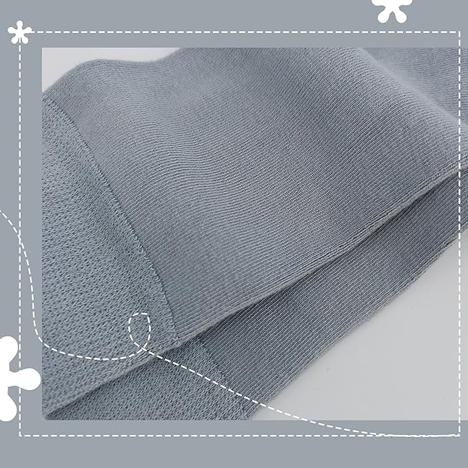 Kids Thin Rayon Bamboo School Crew Socks Uniform Dress Boys/Girls Soft Youth Socks 6 Pairs