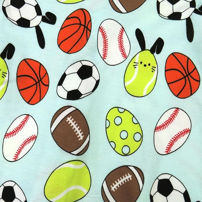 HonestBaby Baby Celebration Sleep & Play Footed One-Piece Pajama Sleeper 100% Organic Cotton