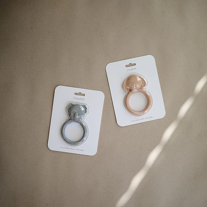 mushie Silicone Baby Teether Toy | Koala