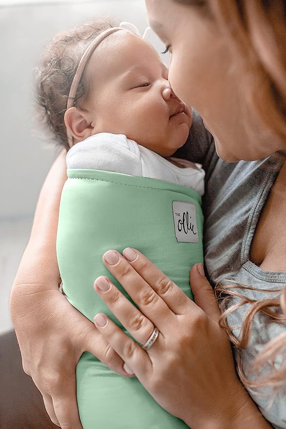 The Ollie Swaddle – Adjustable Baby Swaddle for Newborns | Pediatrician-Approved for Safe Sleep | Easy Closure | Arms-Out | Lightweight, Machine-Washable | Easy Diaper Access