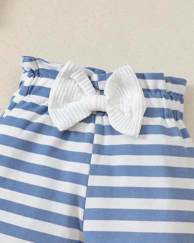 Renotemy Newborn Baby Girl Clothes Outfits Infant Romper Ruffle Floral Pants Cute Toddler Baby Girl Clothes Set