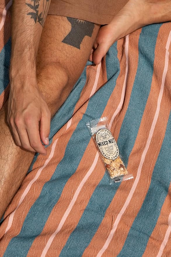 South 40 Snacks Mixed Nut Bar, Just 7 Ingredients, Touch of Honey (40g Bar, Pack of 12)