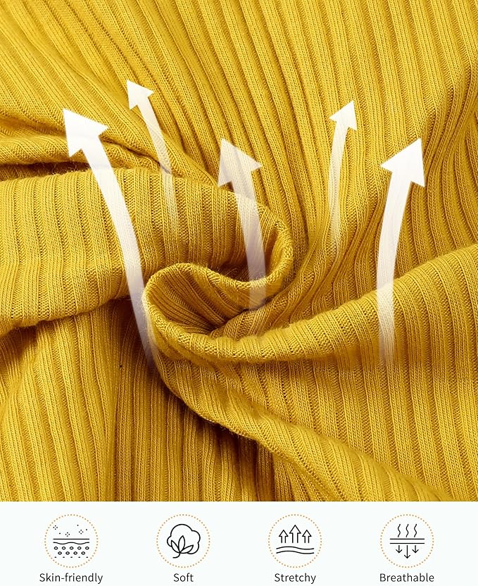 SUNNY PIGGY Newborn Baby Girl Clothes Infant Outfits Romper Floral Fall Outfit Bell Bottoms Pant Sets Hat Headband Flowerpant