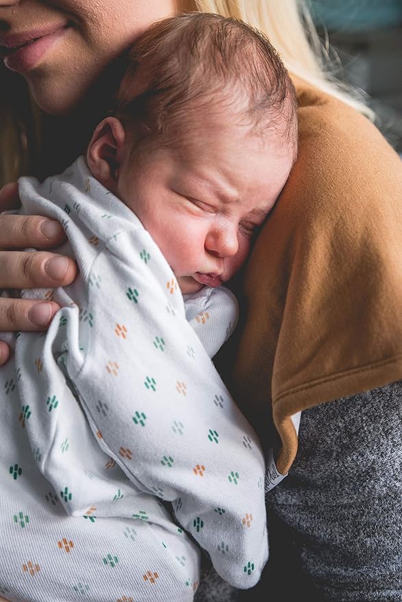 Copper Pearl Premium Baby Burp Cloths - 3-Pack Large Cotton Burp Cloths, Extra Soft Spit Up Rags with 3 Absorbent Layers, Perfect for Baby Boy and Baby Girl Gifts (21" x 10" Size, Ridge Set)