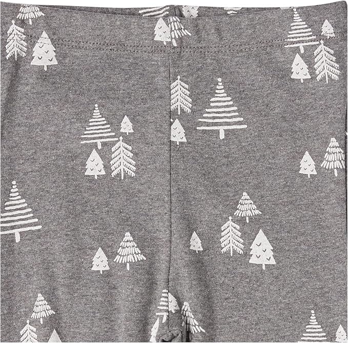 HonestBaby 4 Piece Pajamas Sleepwear Pjs 100% Organic Cotton for Infant Baby and Toddler Boys, Girls, Unisex