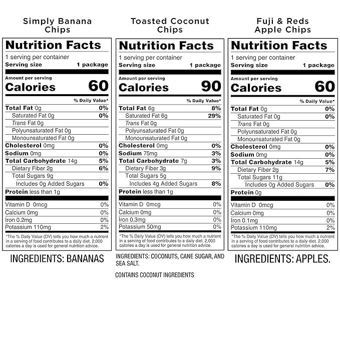 Bare Baked Crunchy, Fruit Variety Pack, 0.53 Ounce (Pack of 16)