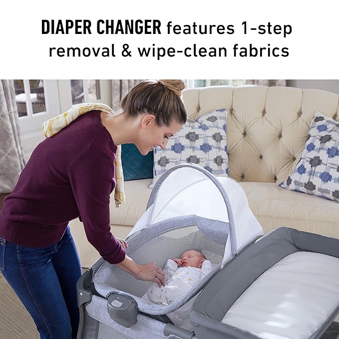 Graco Pack 'n Play Quick Connect Portable Bassinet Playard