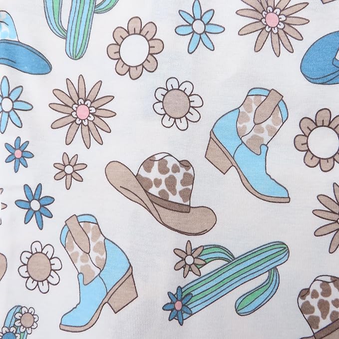 HonestBaby Non-Slip Footed Pajamas One-Piece Sleeper Zip-Front Pjs 100% Organic Cotton for Baby Girls