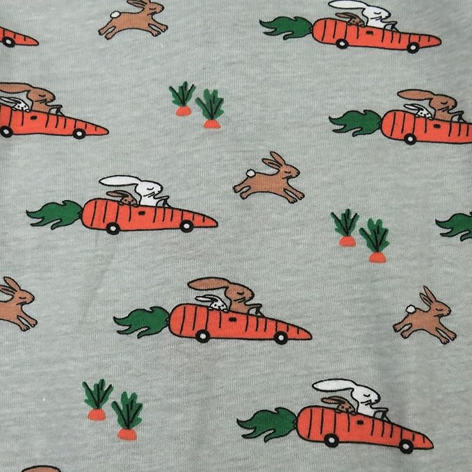 HonestBaby Baby Celebration Sleep & Play Footed One-Piece Pajama Sleeper 100% Organic Cotton