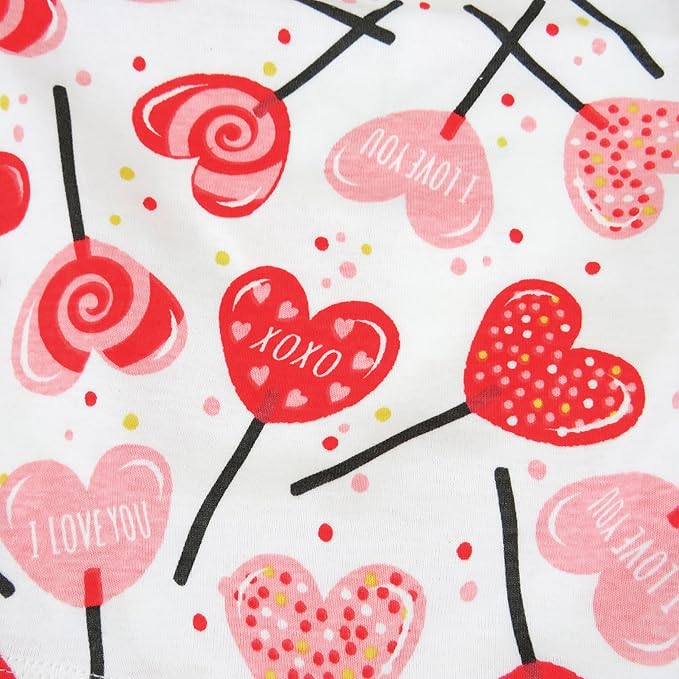 HonestBaby unisex-baby Celebration 2-piece Pajamas Sleepwear Pjs 100% Organic Cotton for Baby, Toddler, Kids