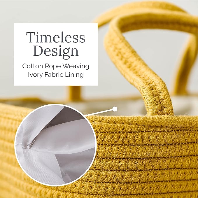 Natemia Baby Diaper Caddy Organizer - Baby Shower Basket for Gifts - Nursery Storage for Diapers, Wipes, Breast Pump - Portable Organizer and Gift Bag - Newborn Essentials