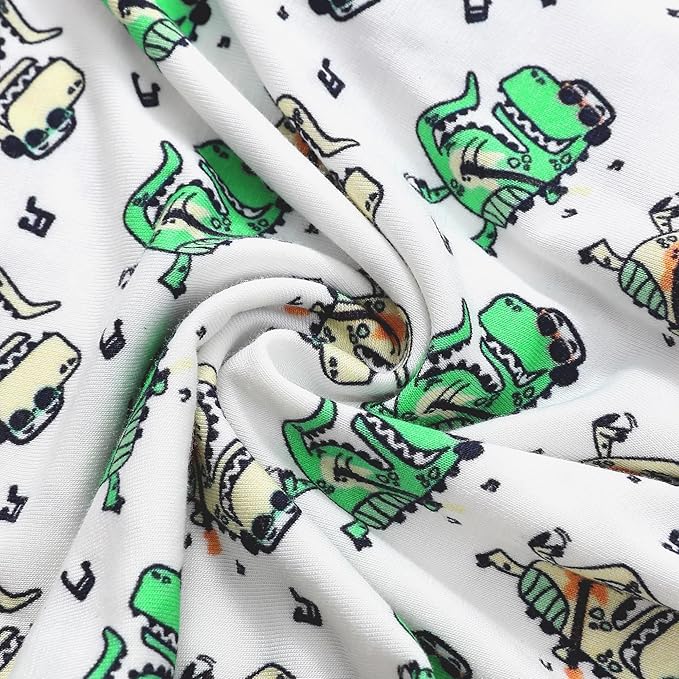 JunNeng Viscose from Bamboo Baby Boy Sleeper with Mitten Cuffs, Footless Soft Zippy Pajamas, Sleep N' Play Romper 0-18 Months