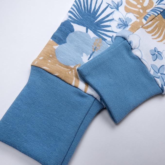 HonestBaby 2-Piece Pajamas Sleepwear Pjs 100% Organic Cotton for Baby, Toddler, Kids, Boy