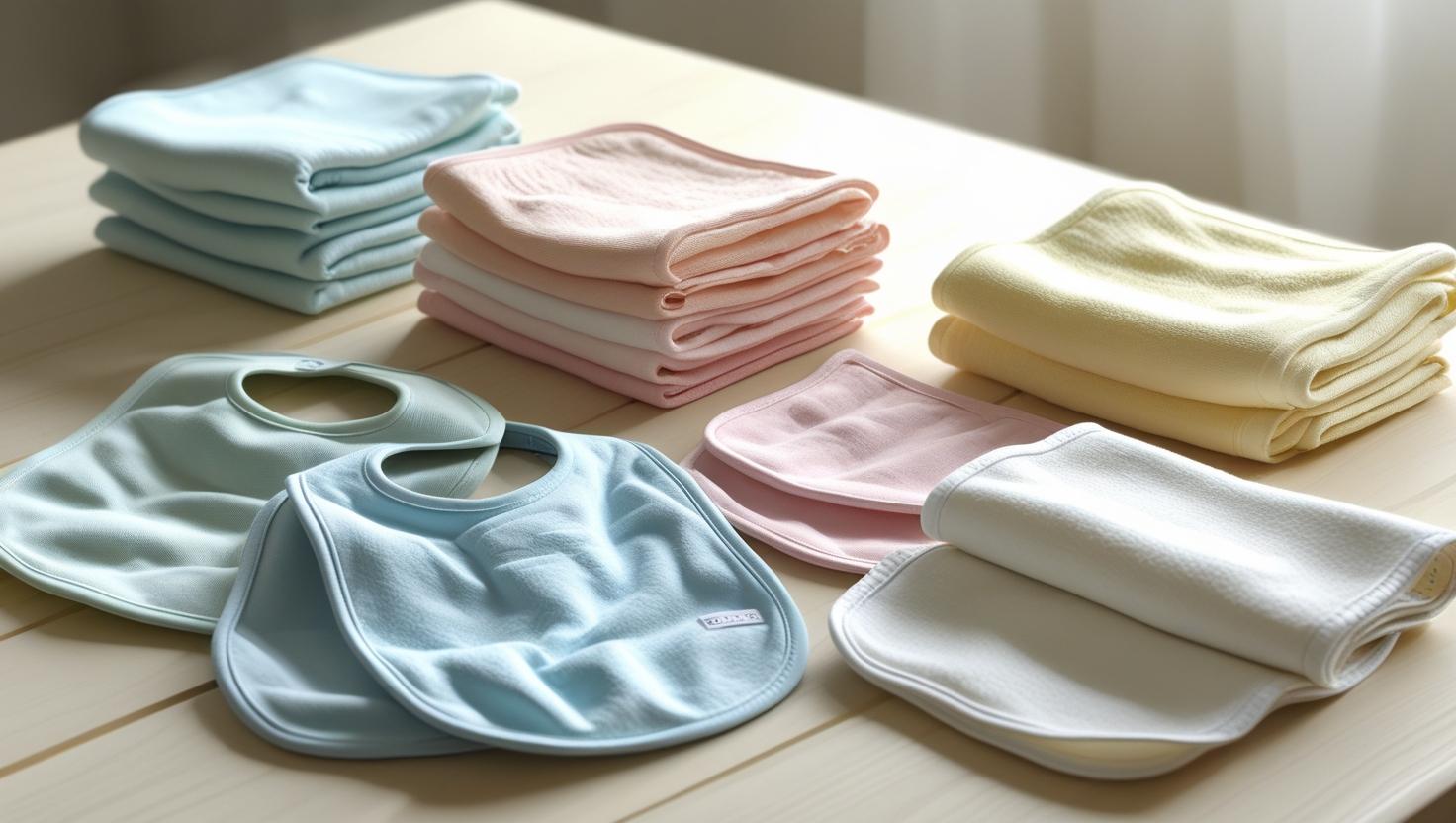 Bibs, Burp Cloths & Cloth Wipes