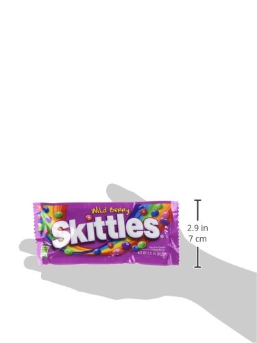SKITTLES Candy, Wild Berry Fruit Chews Candy, 2.17 oz (36 Count)