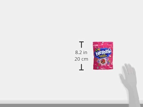 Nerds Gummy Clusters Candy, Rainbow, Resealable 8 Ounce Bag (Pack of 2)