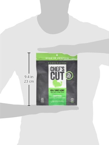 Chef's Cut Real Turkey Jerky, Teriyaki, 2.5 Ounce