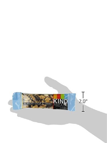 KIND Bars, Blueberry Vanilla Cashew, Healthy Snacks, Gluten Free, 5g Protein, 12 Count