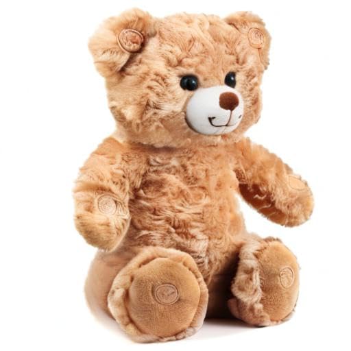 Gemma Joy Baby Sleep Soother Teddy Bear for Baby – Cry Activated Heartbeat Stuffed Animal – Rechargeable Crib Soother with White Noise, Shush, Lullabies & Night Light – Newborn Essentials Must Haves