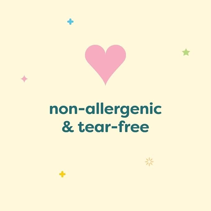 Babyganics Baby Shampoo + Body Wash Pump Bottle, Chamomile Verbena, 16oz, 3 Pack