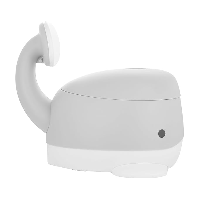 Kindsgut Potty Training Toilet in Whale Design, Designed in Germany, Potty Training in a Beautiful Design, Light Grey