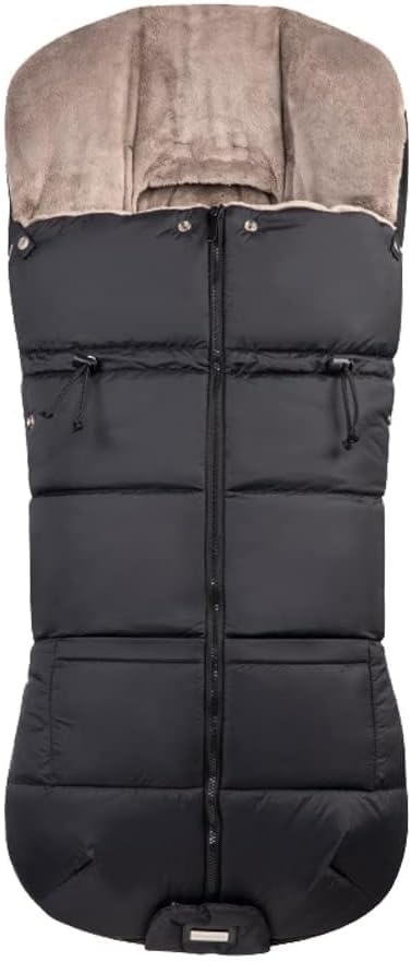 Stroller Footmuff - Universal Winter Thicken Bunting Sleeping Bag, Water Repellent Cover, Shearing Blanket, Fits All Pushchair/Pram/Car Seats with Warm Hand Gloves/Warmmuffs