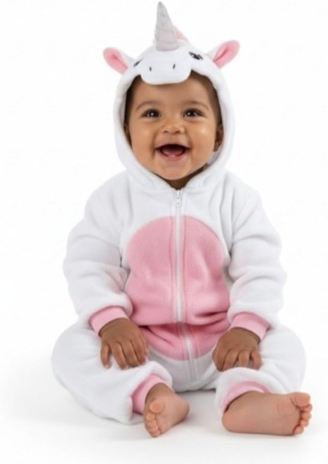 Cuddle Club Fleece Baby Bunting Bodysuit with Hood, Convertible Mittens & Booties, Car Seat Friendly, Soft & Warm, Easy Zip