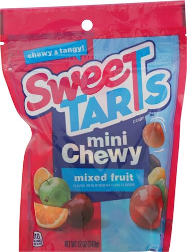 SweeTARTS Mini Chewy, Candy, Mixed Fruit, 12 oz (Pack of 3)
