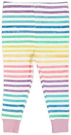 HonestBaby baby-girls 2-piece Pajamas Sleepwear Pjs 100% Organic Cotton for Baby, Toddler, Kids, Girl