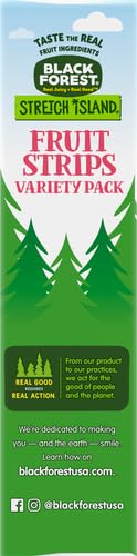Black Forest Stretch Island Fruit Strips Variety Pack, 12 Count (Pack of 2)