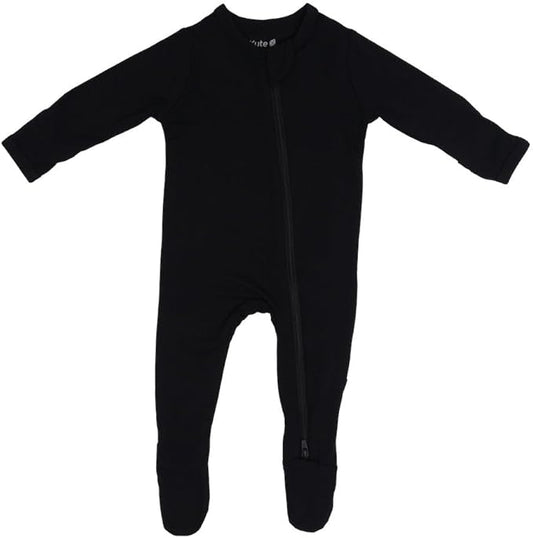 KYTE BABY Unisex Zipper Closure Footies, Rayon Made From Bamboo, 0-24 Months
