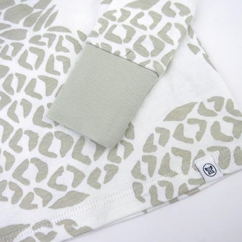 HonestBaby Classics 2-Piece Pajamas Sleepwear Pjs 100% Organic Cotton for Baby, Toddler, Kids