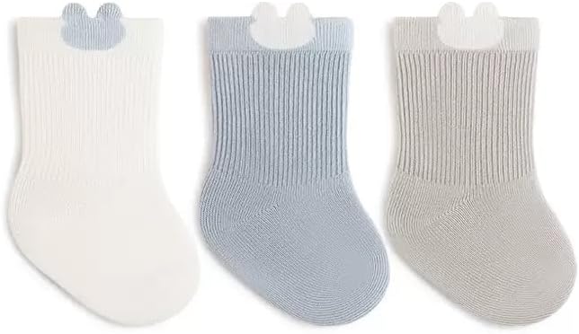 CREVENT Gift Set for Girls Boys -Diaper Caddy Organizer Basket with 2 Blankets, 1 Taggie, 1 Lovey, 3 Socks，2 Baby Bodysuits，1 Gift Bag with Ribbon - Newborn Essential Baby Shower