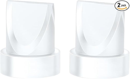 2Pcs Duckbill Valves Compatible with Momcozy M5 Wearable Breast Pump and for Momcozy V1 / V2 Hands Free Pumps, M5/V1/V2 Breast Pump Replacement Accessories