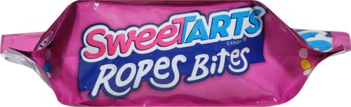 SweeTARTS Rope Bites Candy, Mixed Fruit, 8 Ounce Resealable Bag (Pack of 3)