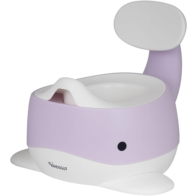 Kindsgut Potty Training Toilet in Whale Design, Designed in Germany, Potty Training in a Beautiful Design, Lilac