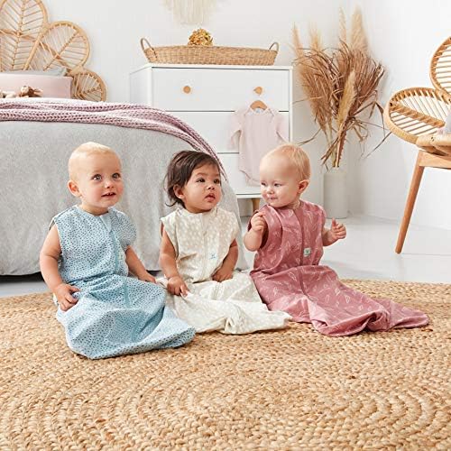 ergoPouch 0.2 Tog Jersey Sleeping Bag – Arms-Out Baby Sleep Sack – Soft, Breathable & Comfortable (8-24 Months, Grey Marle)