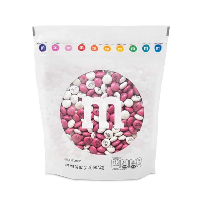 M&M’S WORLD Bachelorette Milk Chocolate Candy - 2lbs of Bulk Candy, Party Favors, Bachelorette Party Favors, Bridal Shower Gifts and More