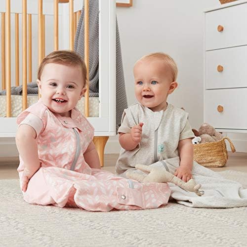 ergoPouch 0.2 Tog Jersey Sleeping Bag – Arms-Out Baby Sleep Sack – Soft, Breathable & Comfortable (8-24 Months, Grey Marle)