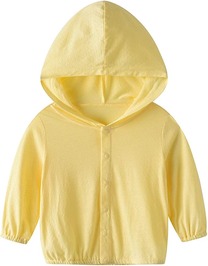 Vivobiniya Baby Lightweight Sunscreen Hoodie Toddler Summer Sun Protection Outwear Breathable Coat Jacket 3m-5Y