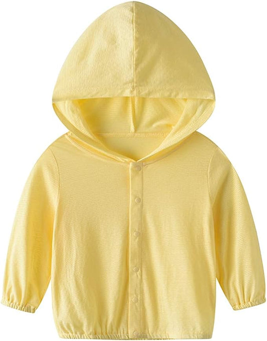 Vivobiniya Baby Lightweight Sunscreen Hoodie Toddler Summer Sun Protection Outwear Breathable Coat Jacket 3m-5Y