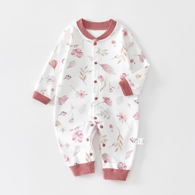 100% Organic Cotton Soft 3-24 Months 2-Piece Unisex Footless Newborn Baby Sleepers Pajamas Romper Boys Girls
