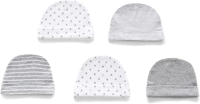 Newborn Layette Gift Set Bodysuits Pants for Baby Girl and Boy 24 Piece 100% Cotton Essentials and Accessories