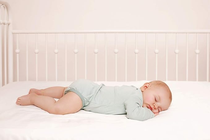 Crib Fitted Sheet by Pure Bamboo, Genuine 100% Organic Viscose Derived from Bamboo, Luxuriously Soft, Ultimate Cooling, Fits Standard Size Crib Mattress (Sand)