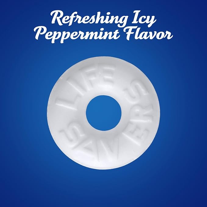 Pep O Mint Hard Candy, 2lb + 2oz Bulk Pack of Mints Individually Wrapped, Bulk Mints for Parties and Events, Ideal Peppermint Candy for Refreshing Breath and Enjoyable Snacking