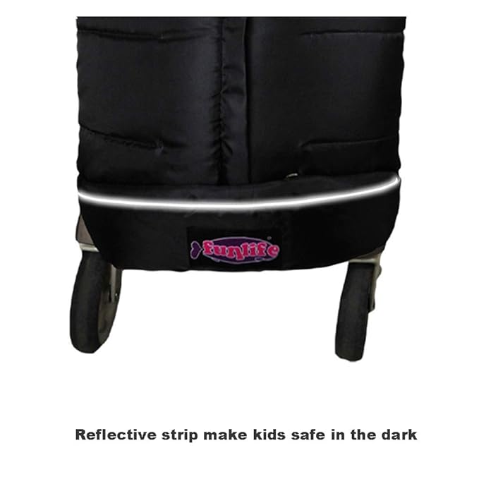 Sunday Anti-kick Stroller Blanket, Universal Footmuff Cosy Toes Buggy Pushchair Sleeping Bag - Waterproof, Anti-Slip, Extendable, Multifunction Winter Cover