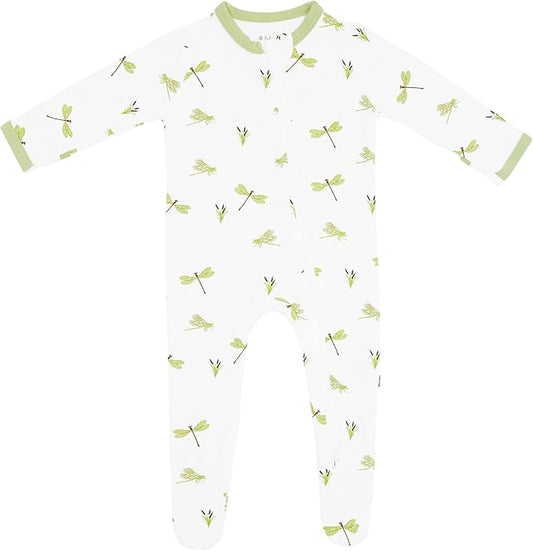 KYTE BABY Unisex Zipper Closure Footies, Rayon Made From Bamboo, 0-24 Months